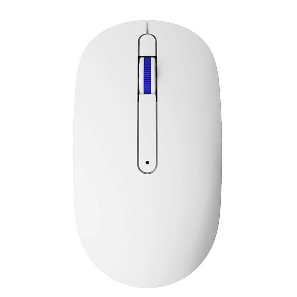 Mouse Gamer Akko MonsGeek D1 Sem Fio 1000DPI Pilha AA Branco - MonsGeek D1