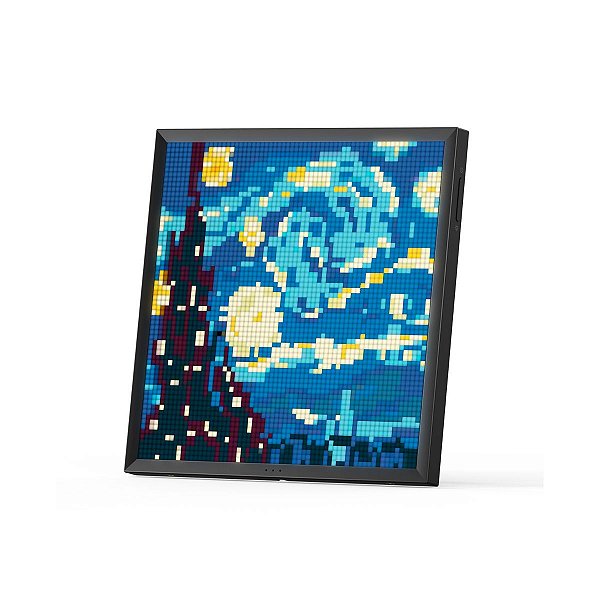 Painel Digital Divoom Pixoo 64 Arte De Pixel Full RGB 1600-6500K Preto - Pixoo 64