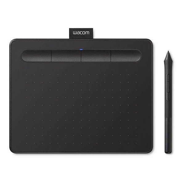 Mesa Digitalizadora Wacom Intuos Pequena Caneta Pen 4K 2540LPI Preto - CTL4100