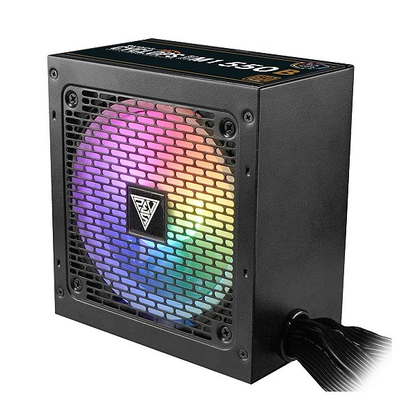 Fonte Gamer Gamdias Cyclops M1-550B RGB 80 Plus Bronze ATX 2.31 PFC Ativo