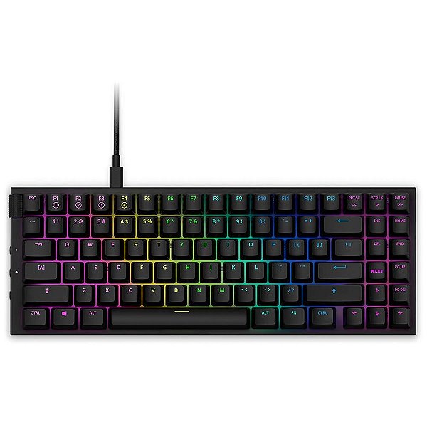 Teclado Gamer Mecânico Function Mini NZXT RGB Switch Red US Preto - KB-175US-BR