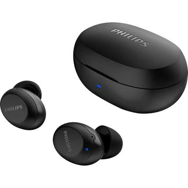 Fone De Ouvido Philips Sem Fio Bluetooth Intra-Auricular Preto - TAT1235BK/97