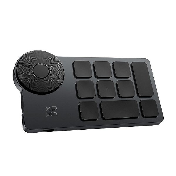 Teclado De Atalho XP-Pen 11 Teclas USB-C/BT 5.0 Preto E Cinza - ACK05