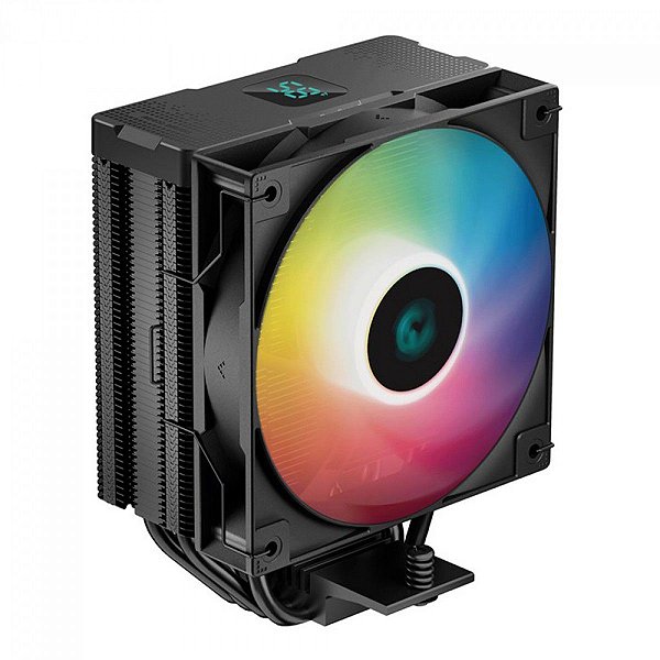 Cooler Deepcool AG400 Digital BK ARGB 120mm Intel-AMD Preto - R-AG400-BKADMN-G-1
