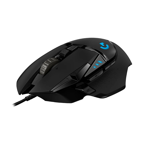 Mouse Gamer Logitech G502 Hero RGB Lightsync 16.000DPI Ajustes De Peso 11 Botões - G502