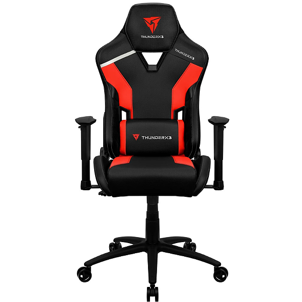 Cadeira Gamer ThunderX3 TC3 Ember Ajuste De Inclinação Até 120Kg Vermelha - TC3