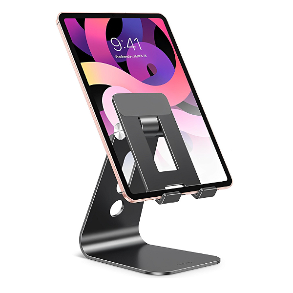 Suporte Para Tablet Omoton Portátil/Ajustável  De Mesa Preto - T2