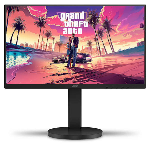 Monitor Gamer AOC 22B3HMF 22,5" Full HD 75Hz Widescreen VA HDMI/VGA Ajuste de Altura - 22B3HMF