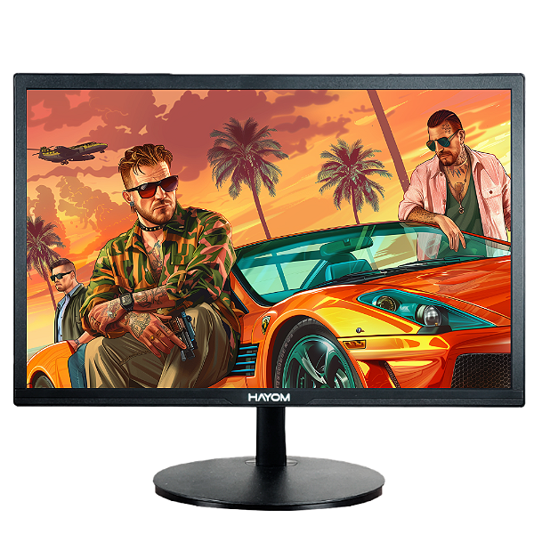 Monitor Gamer Hayom 19" 75Hz Widescreen Display Color 16.7M HDMI/VGA Preto – MO6001