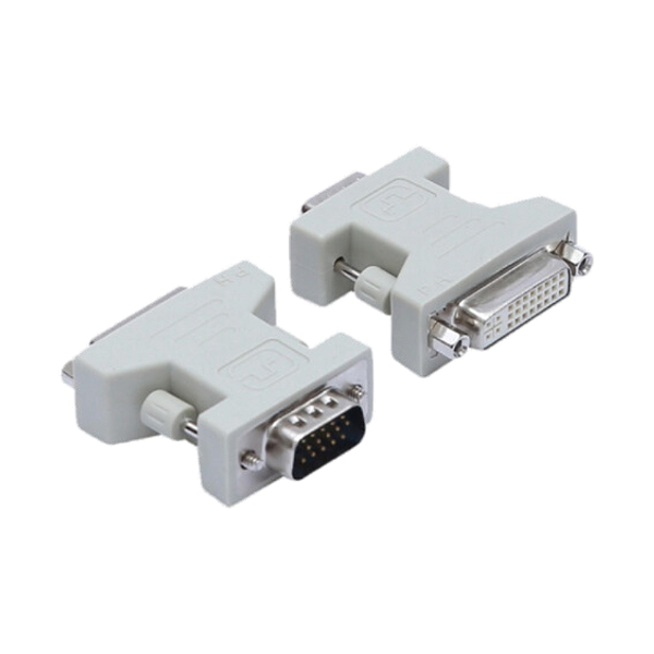 Adaptador VGA Para DVI Hayom Fêmea Para Macho Branco - AI1001-100