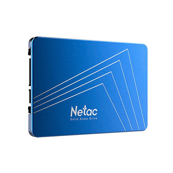 SSD Netac N535S 240GB 2,5" SATA III 3D NAND Leitura 540MB/s Gravação 490MB/s - NT01N535S-240G-S3X