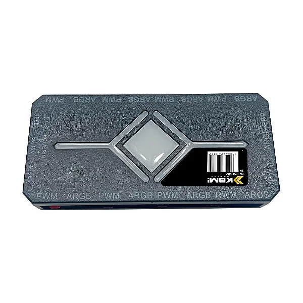 Controladora Para Fan ARGB KBM! Gaming 5V 4 Pinos PWM LED e Controle Remoto - KGAS003PT