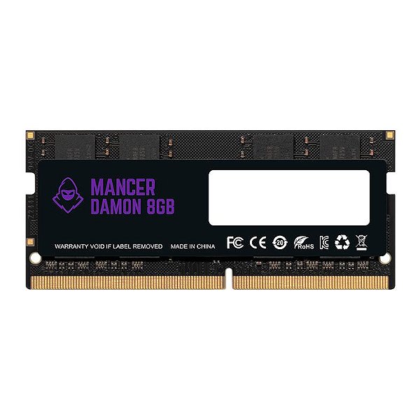 Memória Para Notebook Mancer Damon 8GB 2666MHz DDR4 C19 (1x8GB) - MCR-DMN-8GBV2
