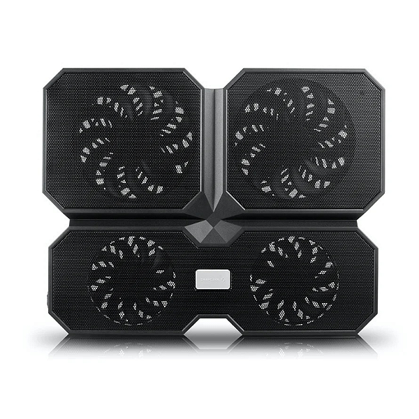 Suporte Para Notebook Deepcool Multi Core X6 Com 4 Fans 380x295mm Preto - DP-N422-MCX6