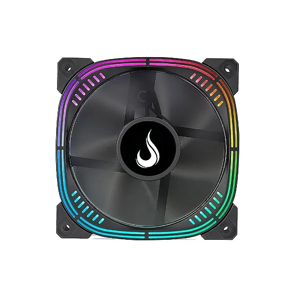 Cooler Fan Rise Mode Aura Pro ARGB 120mm Preto - RM-AU-ARGB-B