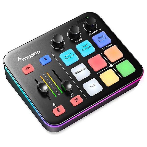 Mesa De Som Maono Caster G1 Neo RGB USB/Bluetooth 20Hz-20kHz - G1 Neo