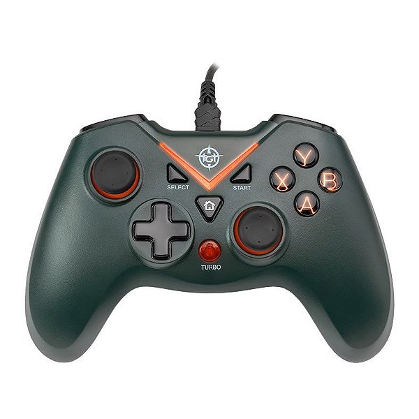 Controle Gamer TGT T90 PC/PS3/Android 12 Botões Verde - TGT-T90-GR01