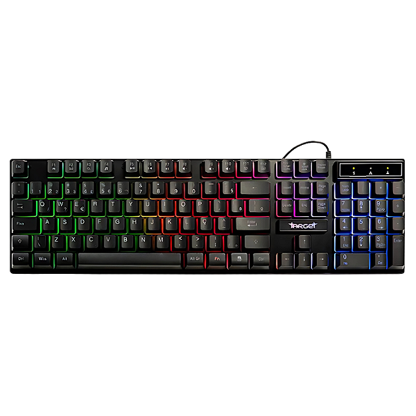 Teclado Gamer TGT M16L Rainbow ABNT2 Plug And Play Preto - TGT-M16L-RBW01