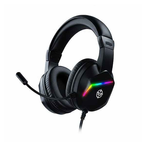 Headset Gamer TGT Diver V2 Rainbow 40mm Preto - TGT-DVR-RGB02