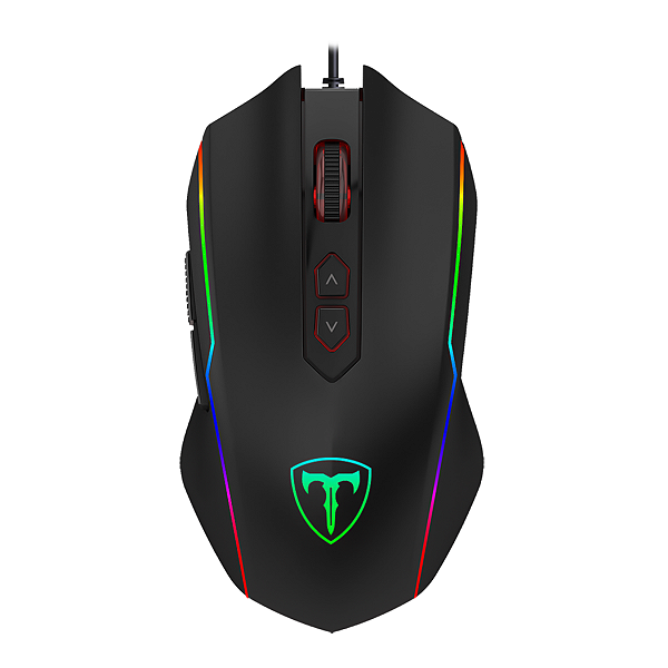 Mouse Gamer T-Dagger Sergeant V1 RGB 4800DPI 1000Hz 8 Botões Preto - T-TGM202RGB V1