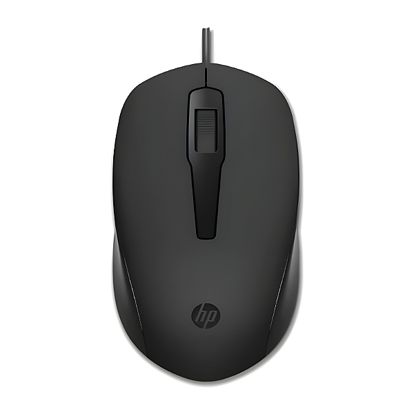 Mouse Office HP 1600DPI USB 3 Botões Preto - HP-150