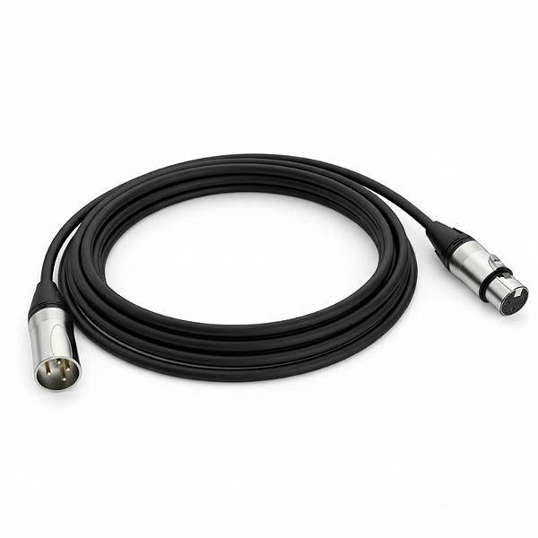 Cabo XLR Maono 1,80m Flexível Alta Durabilidade Preto - XLR-180
