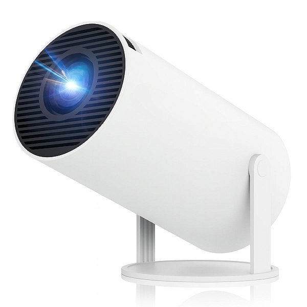 Mini Projetor Smart HY300 Android 11 WiFi 6 4K Portátil HDMI