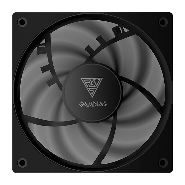 Cooler Fan Gamdias Notus M1-1201 120mm Hidráulico Preto - M1-1201