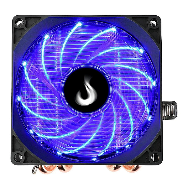 Air Cooler Gamer Rise Mode X5 Led Azul 120mm AMD/Intel Preto - RM-ACX-05-BB