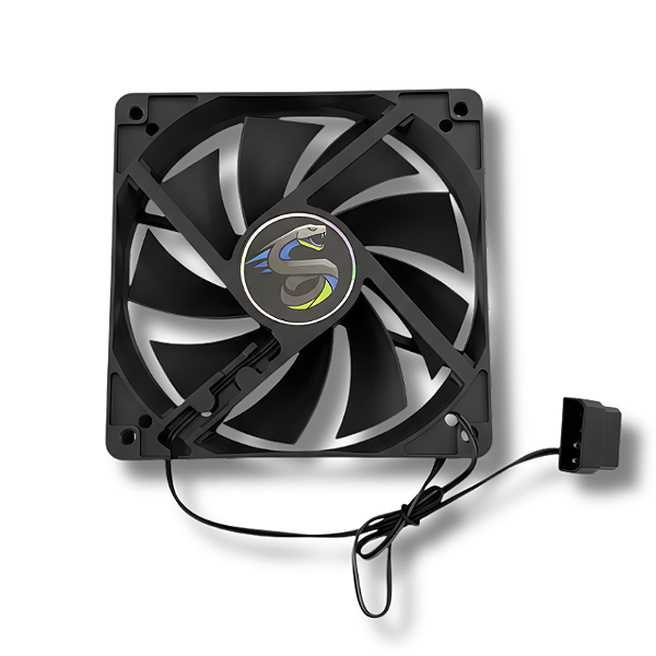 Cooler Fan Snaker Black 120mm 12v Preto - FC1225