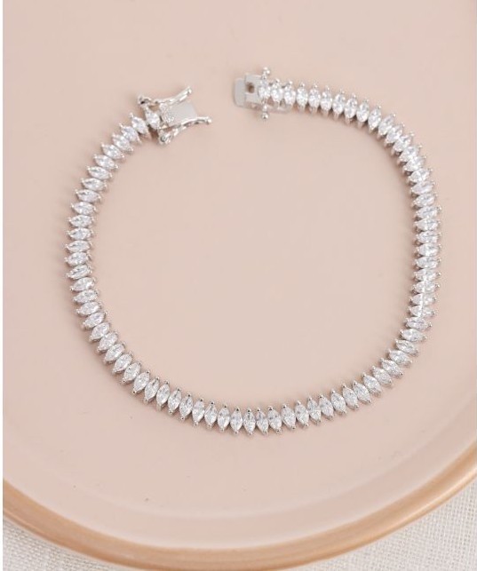 Pulseira riviera de navete