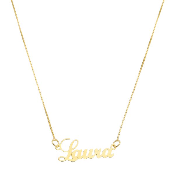 Colar personalizado de nome
