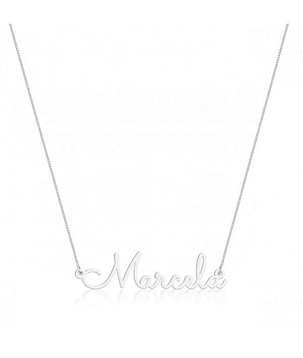Colar personalizado de nome na prata 925