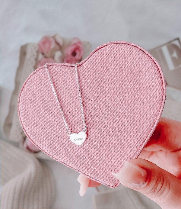 Colar de prata personalizado com nome