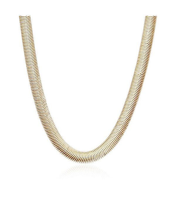 Colar de malha grossa