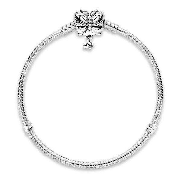 Pulseira de berloques com fecho de borboleta TAM 20