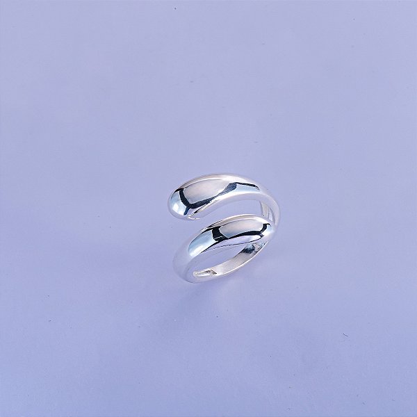 Anel orgânico de prata