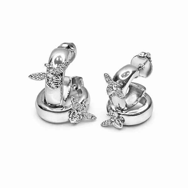 Dupla de argola de abelha