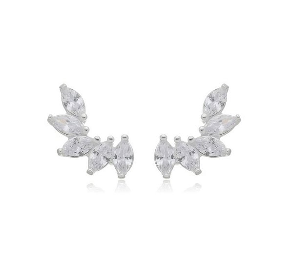 Brinco ear cuff na prata 925