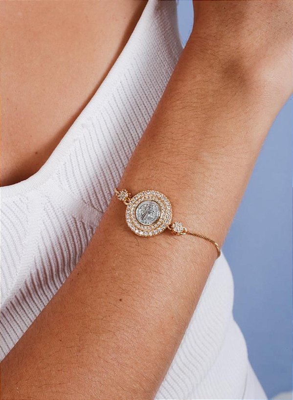 Pulseira de São Bento (escolha o banho)