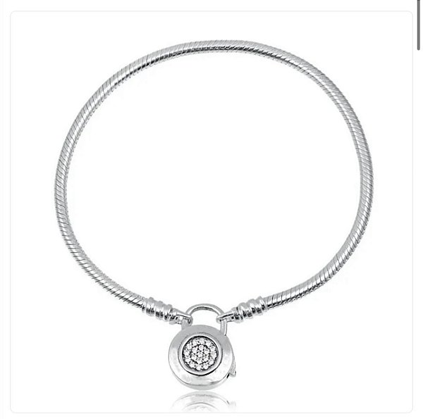 Pulseira de berloques com fecho de redondo TAM 19