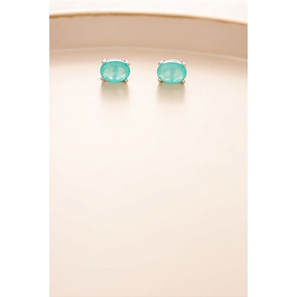 Brinco oval colombiana 10mm