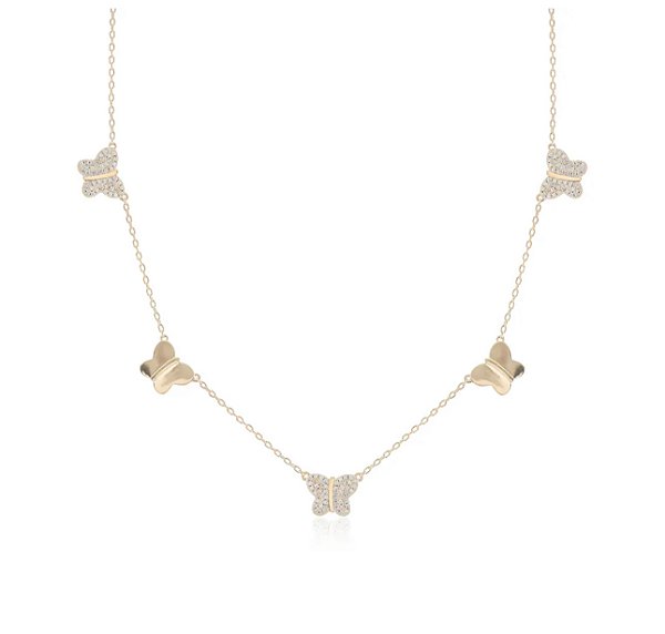 Colar elos portugueses de borboletas