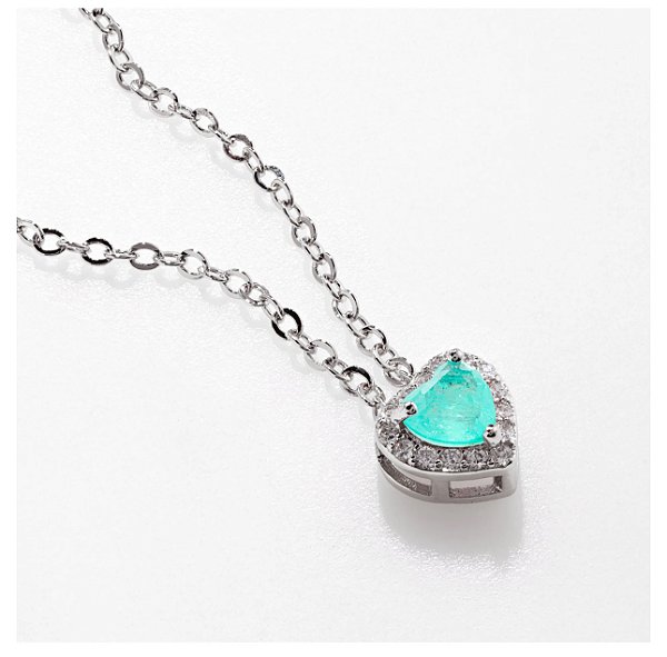 Colar de coração Colombiana