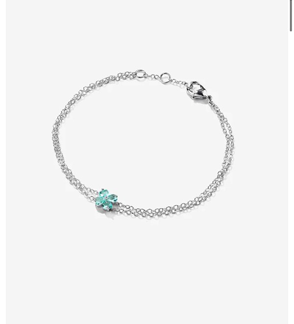 Pulseira mini trevo (escolha a cor)