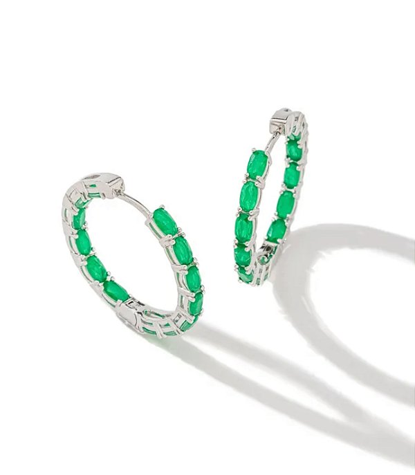 Argola esmeralda 30mm