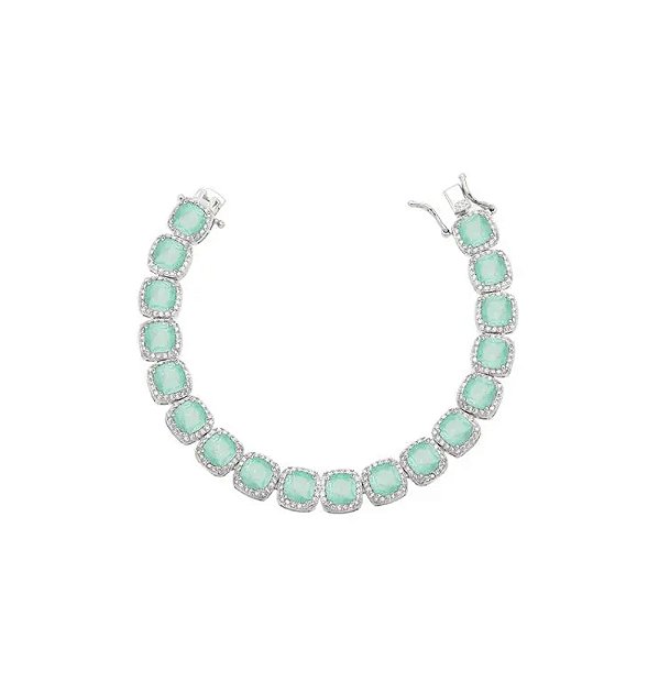 Pulseira riviera quadrada colombiana