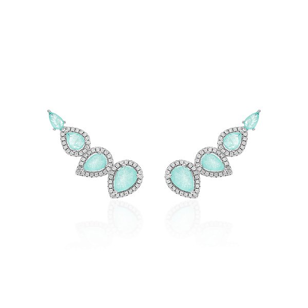 Brinco ear cuff gotas colombiana