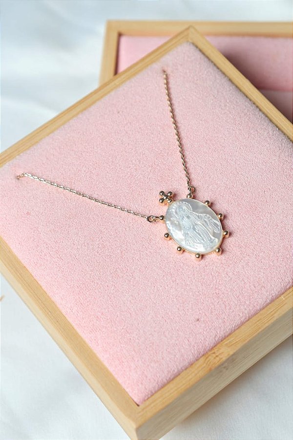 Colar de Nossa Senhora Das Graças (escolha o banho)