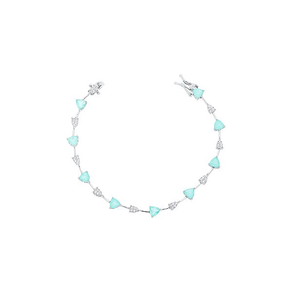 Pulseira fio faca triângulo colombiana
